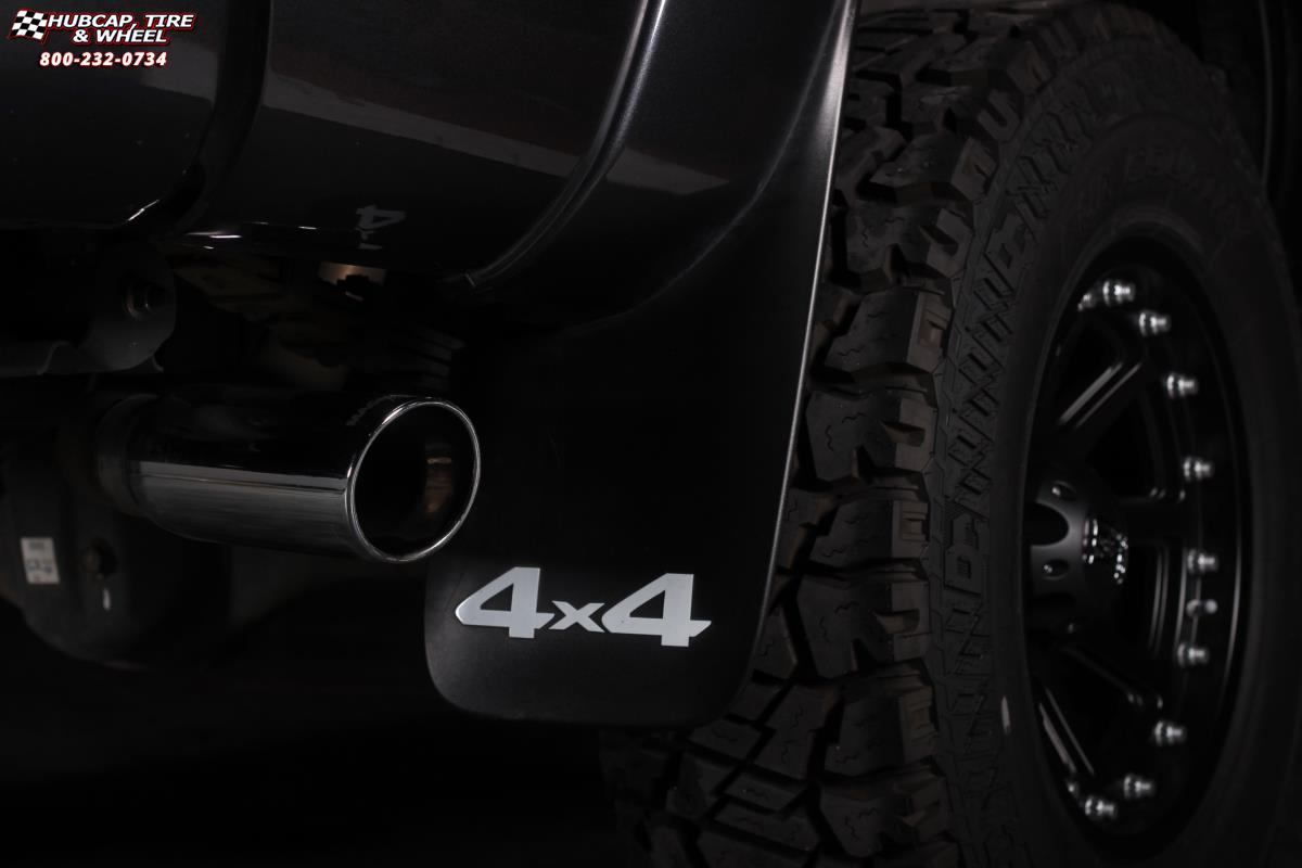 vehicle gallery/2014 toyota tacoma xd series xd798 addict 17x9  Matte Black wheels and rims